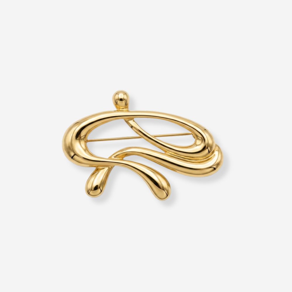 VINTAGE ABSTRACT STATEMENT BROOCH