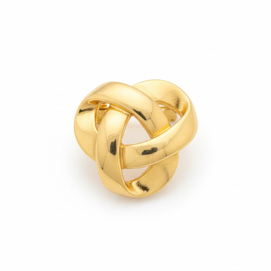 VINTAGE 1980S CHUNKY RIBBON SCARF RING