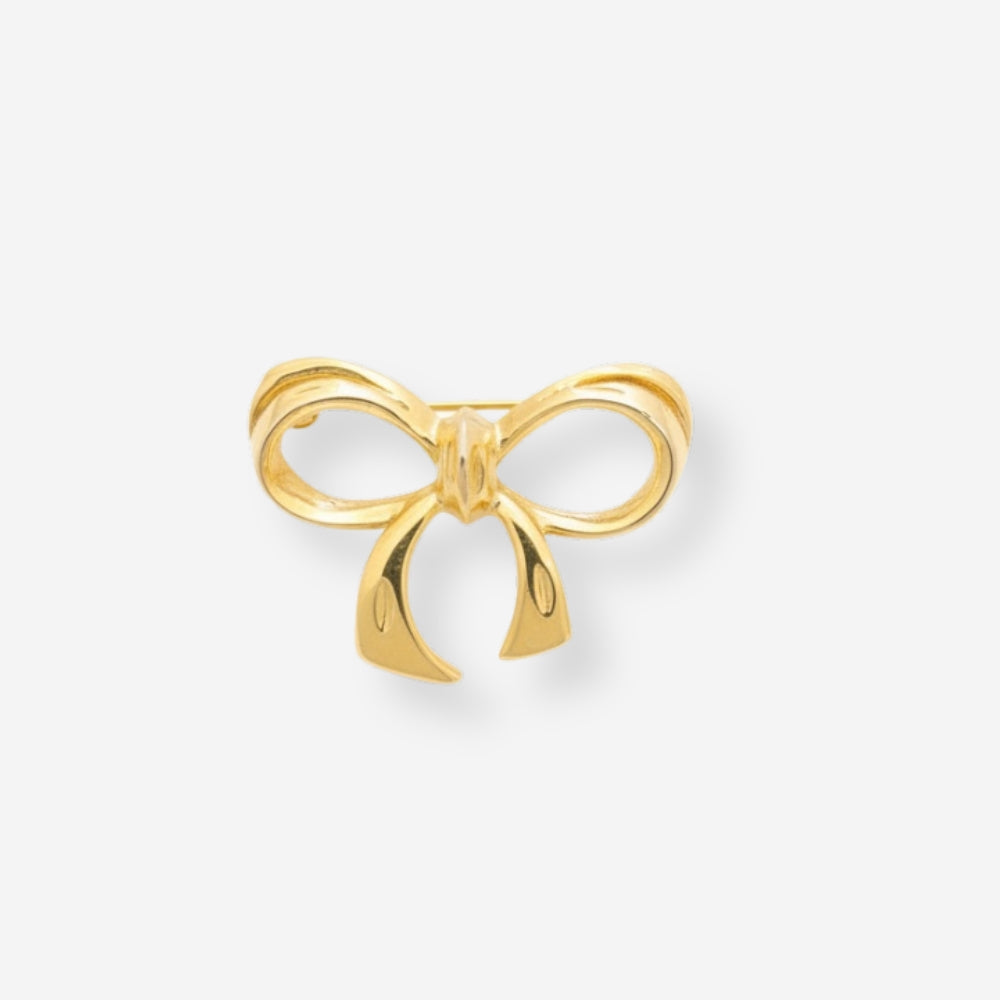 VINTAGE 1980S MINI BOW BROOCH