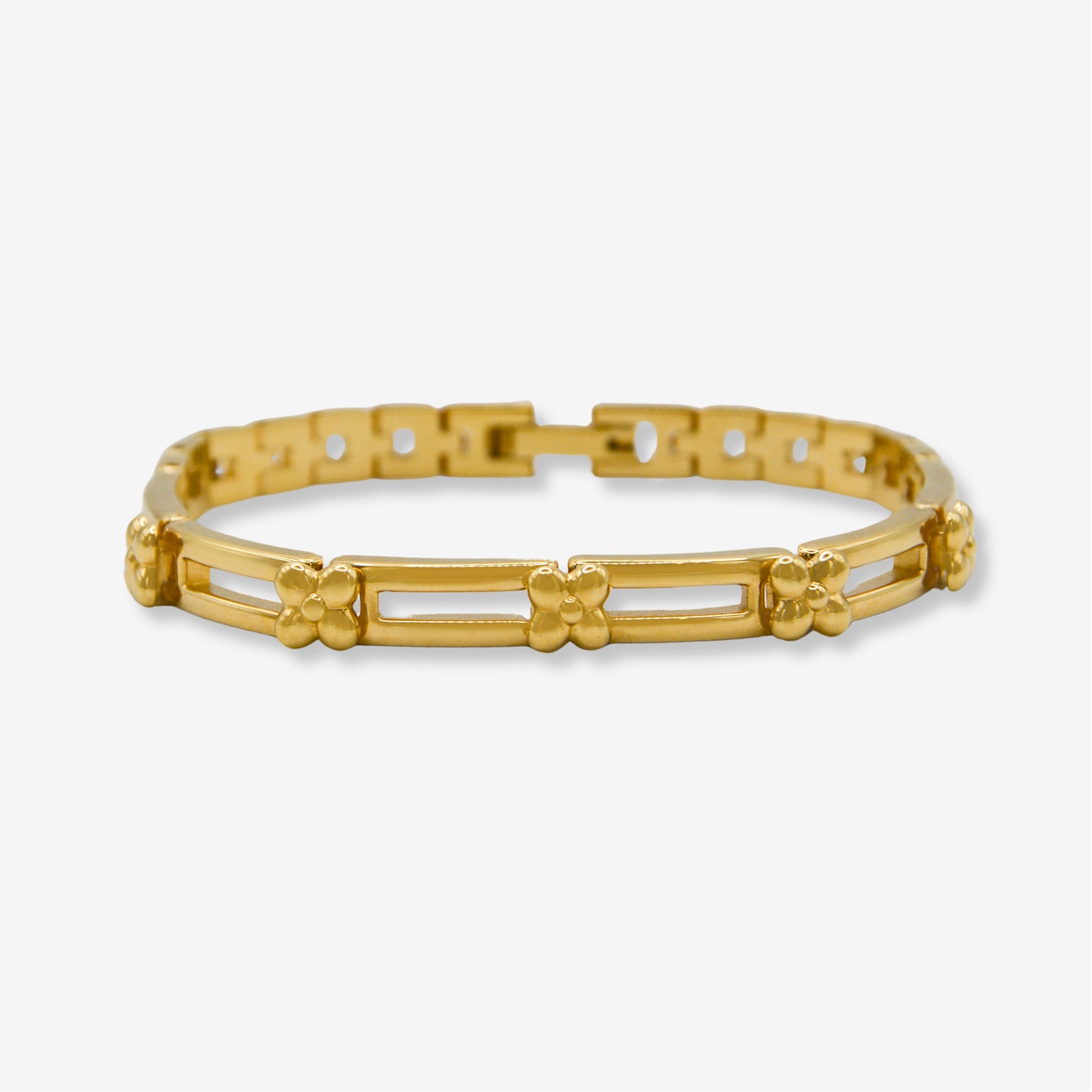 VINTAGE 1990S CLOVER LINK BRACELET