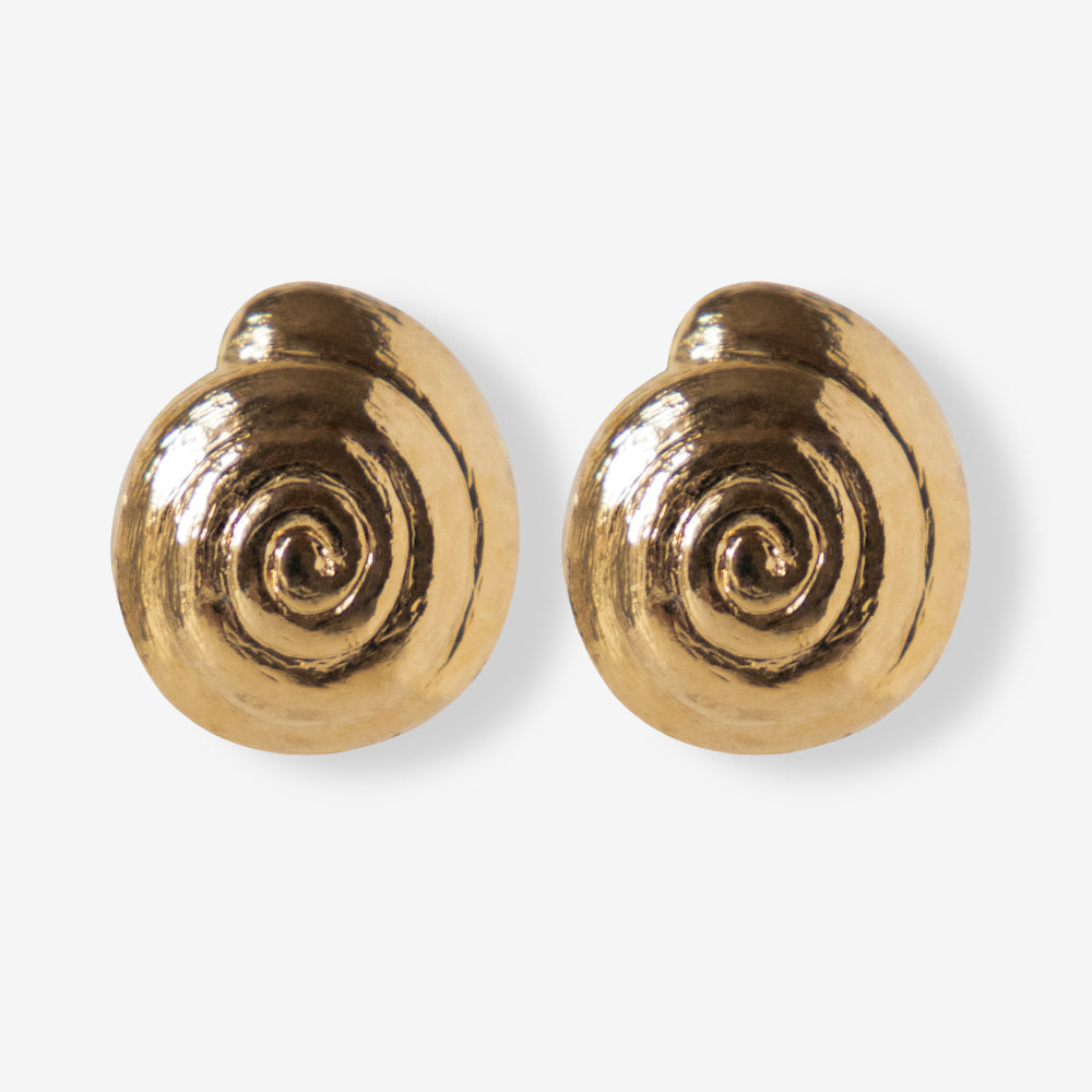 VINTAGE 1980S MINI SHELL EARRINGS