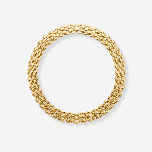 VINTAGE 1980S CHUNKY LINKED NECKLACE