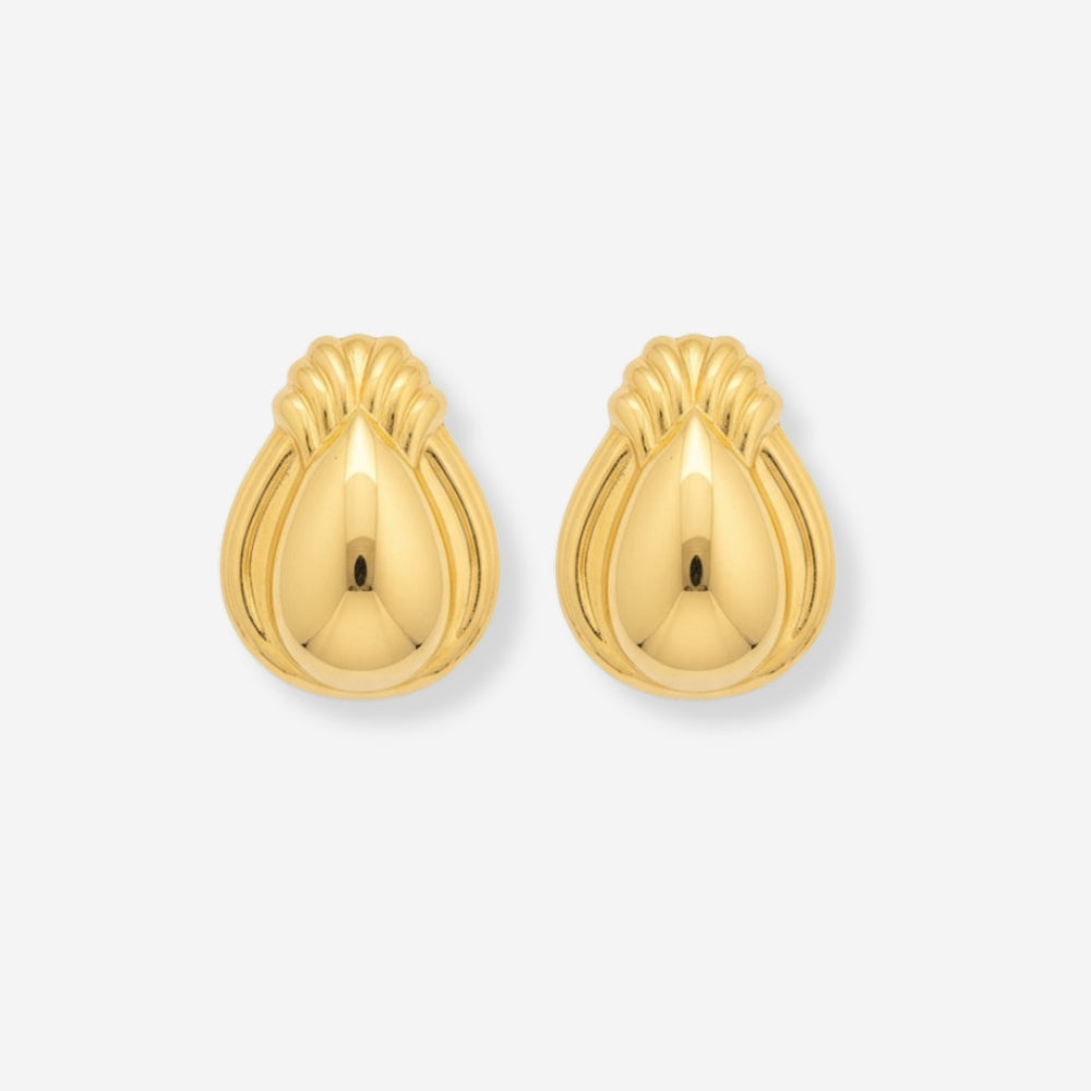 VINTAGE 1970S STATEMENT TEARDROP EARRINGS