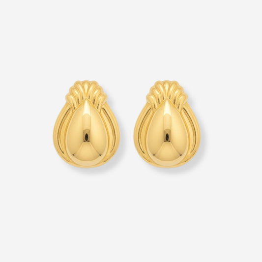 VINTAGE 1970S STATEMENT TEARDROP EARRINGS