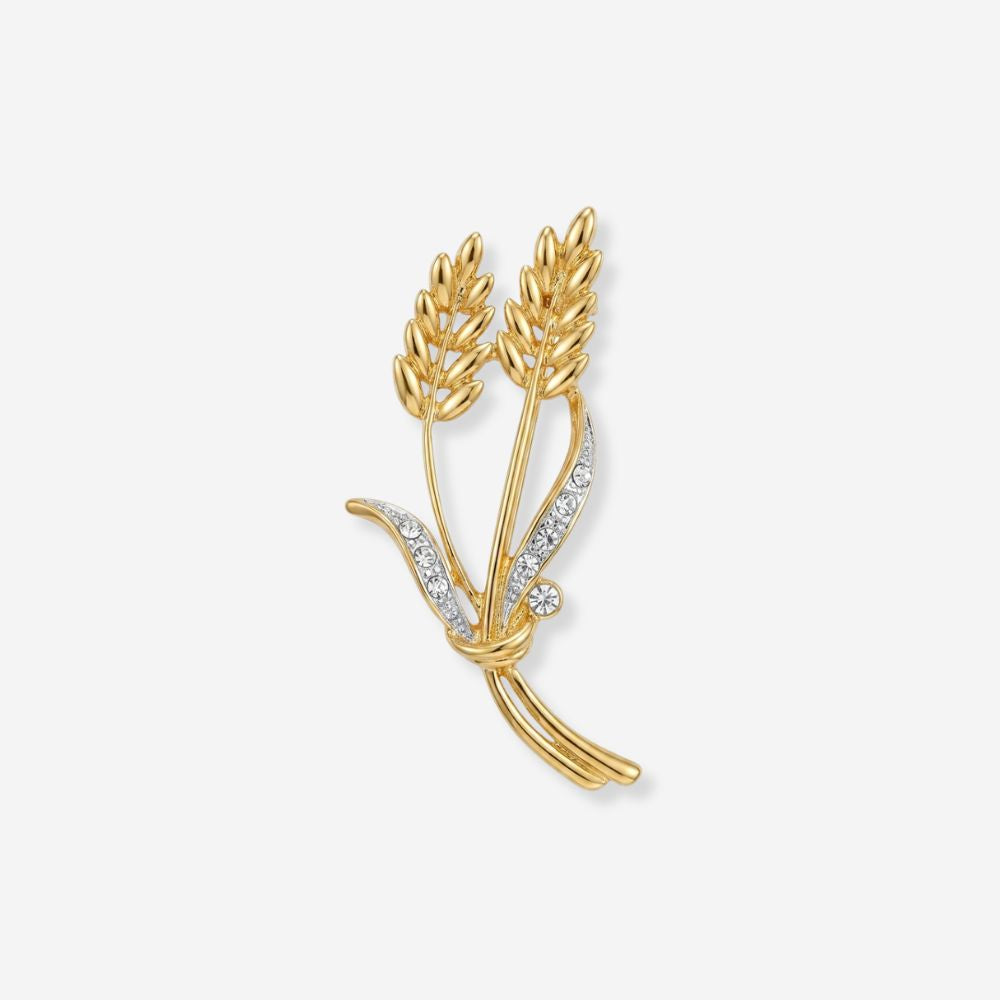 VINTAGE 1980S LAVENDER DUO BROOCH