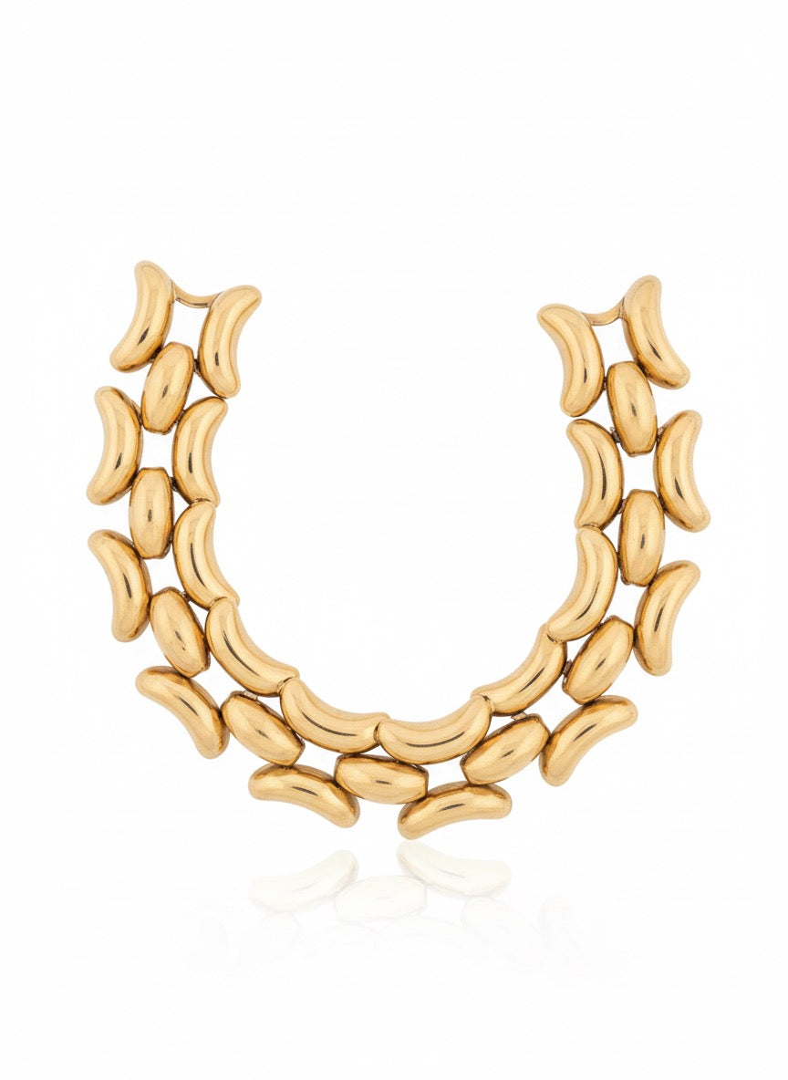 VINTAGE 1980S STATEMENT LINK BRACELET