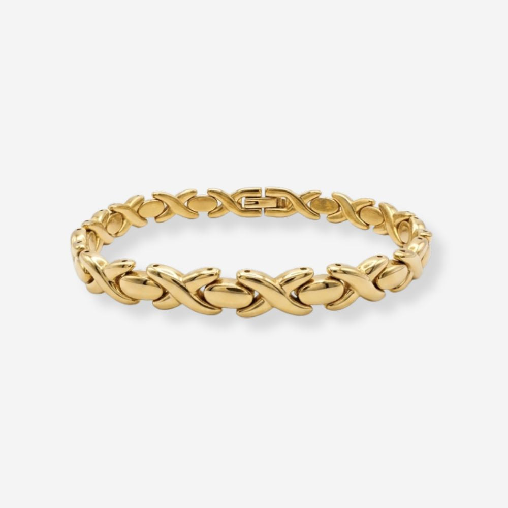 VINTAGE 1980s WATCH BAND STYLE BRACELET