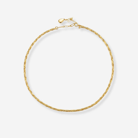 VINTAGE 1990S ETCHED  ESSENTIAL CHAIN NECKLACE