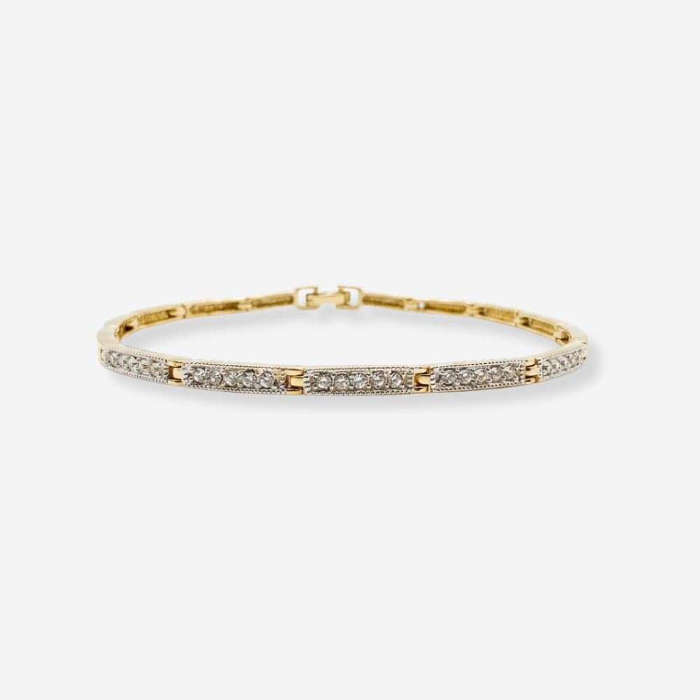 VINTAGE 1990S PETITE CRYSTAL TENNIS  BRACELET