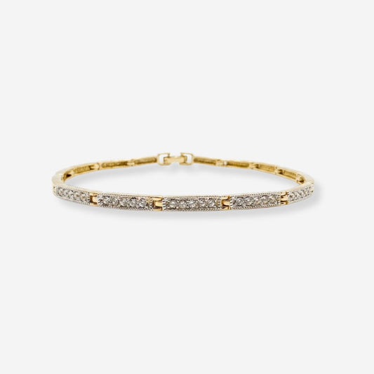 VINTAGE 1990S PETITE CRYSTAL TENNIS  BRACELET