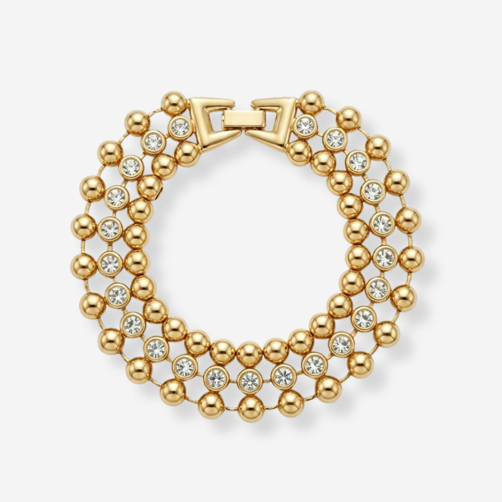 VINTAGE 1990s ABSTRACT BEADED  BRACELET 