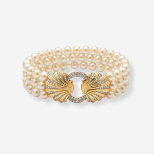 VINTAGE PEARL SHELL BRACELET