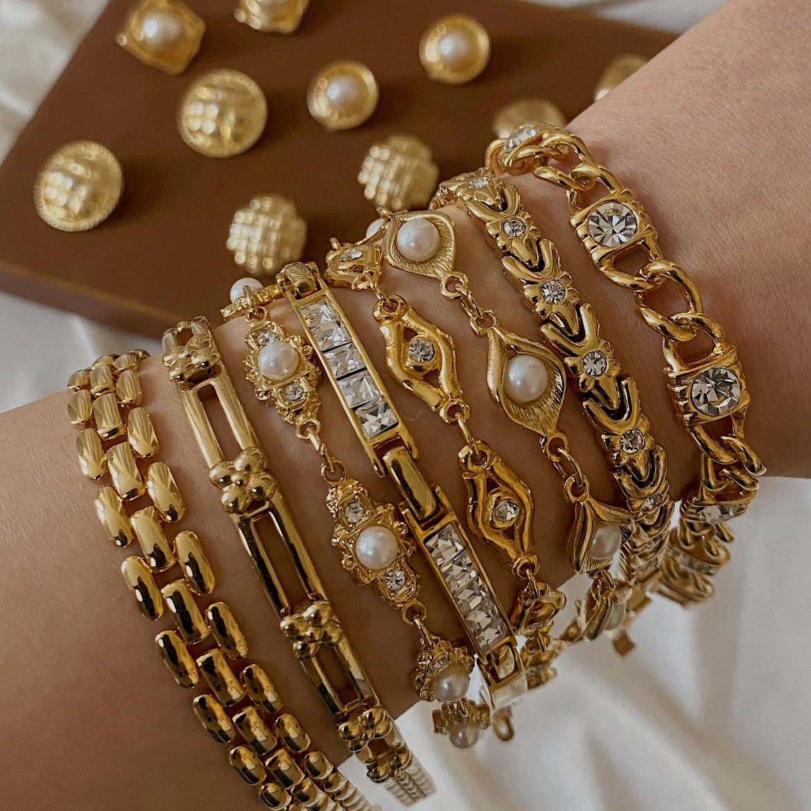 sohvintage bracelet stacks 